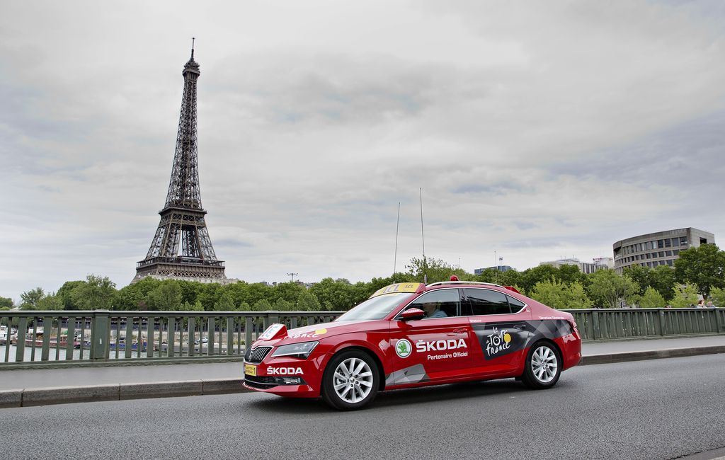 Škoda este pentru a 12-a oară sponsorul Tour de France