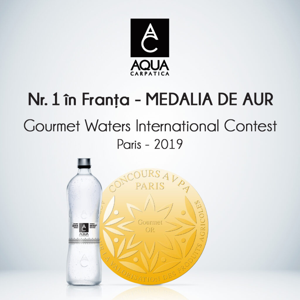 Încă un premiu pentru Aqua Carpatica. Gustul purității, recunoscut la nivel internațional(P)