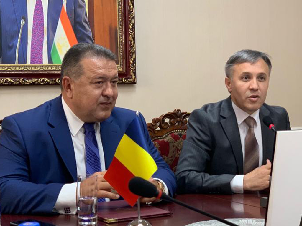 Întâlnire între ministrul adjunct al Comerțului și Dezvoltării din Republica Tadjikistan și Mihai Daraban, președinte CCIR