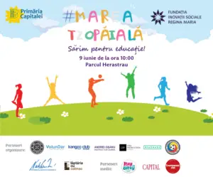 #MareaTzopăială, bucură-te de mişcare şi oferă copiilor o şansă la educaţie!