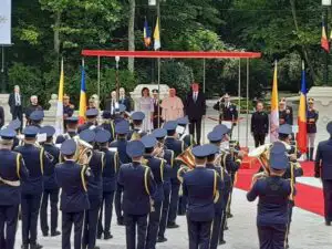 Moment emoționant la Cotroceni. Gestul incredibil făcut de Papa Francisc