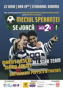 Mario Jardel vine la Meciul Speranței din Sectorul 2