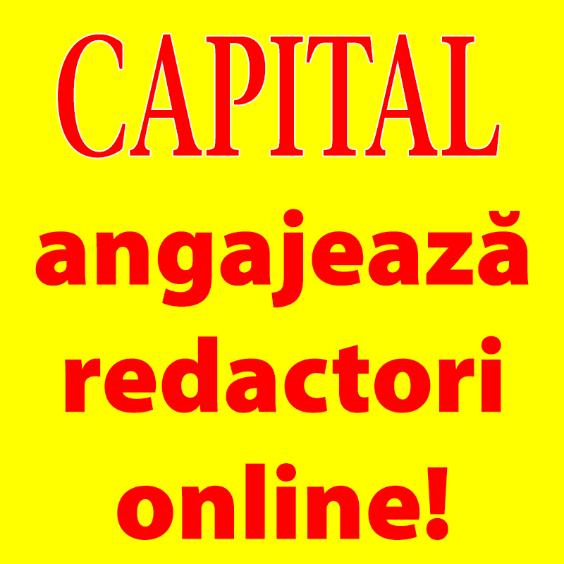 Revista Capital angajează redactor online!