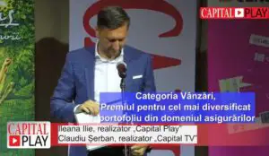 Capital Play. Gala Premiilor de Excelență în Management 2019. Premiul pentru cel mai diversificat portofoliu din domeniul asigurărilor