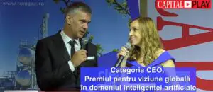 Capital Play. Top manageri 2019. Premiul pentru viziune globală în domeniul inteligenței artificiale