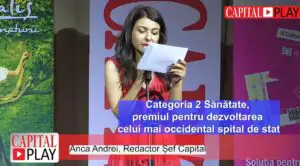 Capital Play. Top manageri 2019. Premiul pentru dezvoltarea celui mai occidental spital de stat