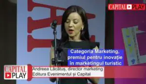 Capital Play. Gala Premiilor de Excelență în Management 2019. Premiul pentru inovație în marketingul turistic