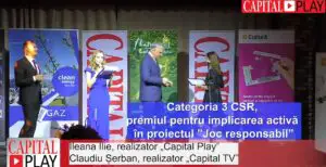 Capital Play. Top manageri 2019. Premiul pentru implicare activă în proiectul „Joc responsabil”