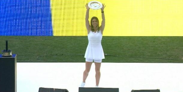 Simona Halep, primită cu căldura de zeci de mii de fani! Arena Națională a răsunat de urale pentru marea campioană