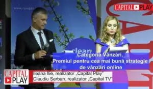 Capital Play. Gala Premiilor de Excelență în Management 2019. Premiul pentru cea mai bună strategie de vânzări online