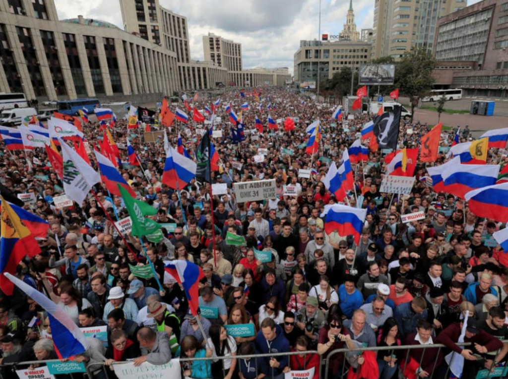 Dezastru în Rusia! Mișcări  masive în opozanților lui Putin