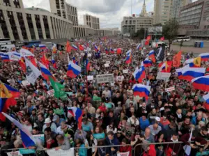 Dezastru în Rusia! Mișcări  masive în opozanților lui Putin