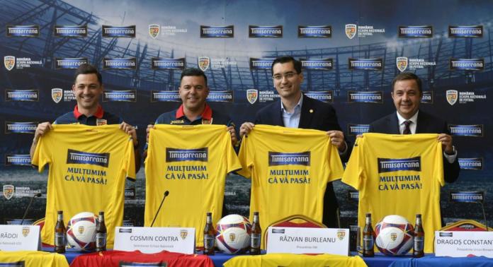 Este oficial! Timișoreana a devenit sponsor al echipei naționale de fotbal a României
