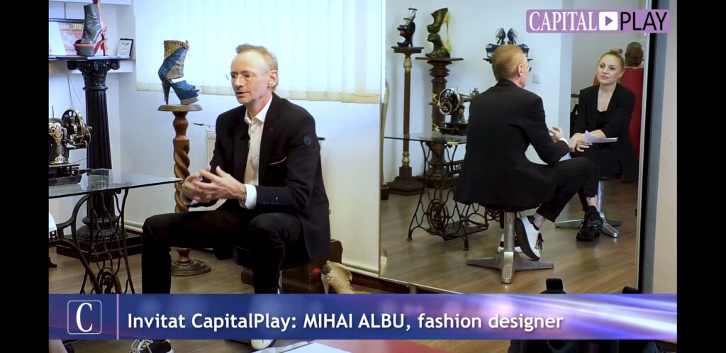 Designerul Mihai Albu la Capital Play: ”Este o persoană în Top 300 Capital care plătește și 6.000 de euro pentru o pereche de pantofi purtați deja”
