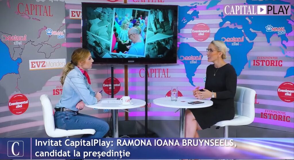 Ramona Ioana Bruynseels la Capital Play: ”Când spun că fac ceva, fac. Pe mine mama m-a învățat să n-o fac de rușine”. VIDEO