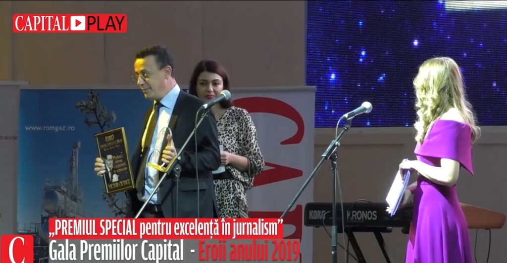 Capital Play. Gala Eroii Anului 2019. Premiul special pentru „excelență în jurnalism”