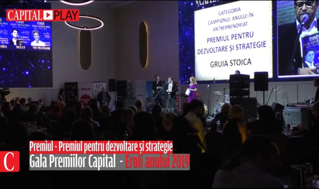 Capital Play. Gala „Eroii anului 2019”. Premiul pentru dezvoltare și strategie