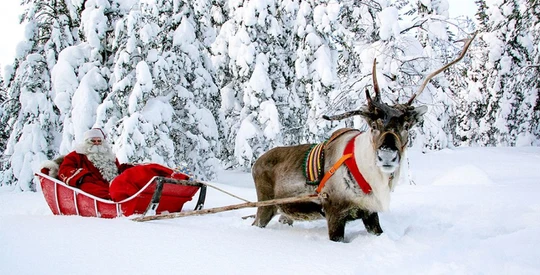 Moș Crăciun este pe drum! Tocmai ce a plecat din Laponia