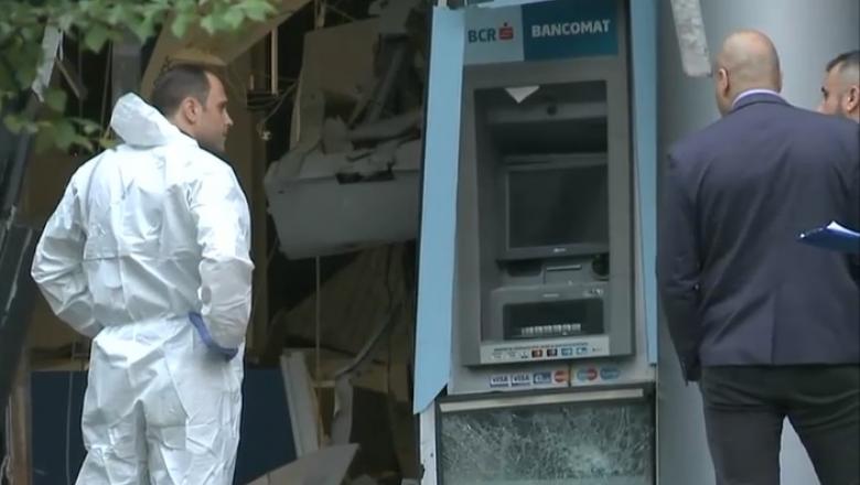 Alertă pe Valea Prahovei! Un bancomat din Sinaia a explodat! Ce au descoperit autorităţile VIDEO
