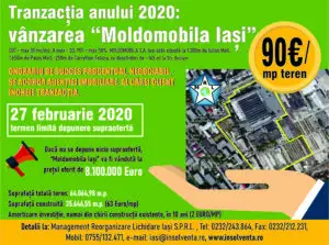 Tranzacția anului 2020: Vânzarea ”Moldomobila Iași” (P)