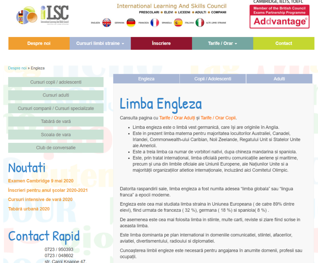 Cursuri engleză în cadrul ILSC reprezintă un pașaport către numeroase beneficii ce îți pot schimba viața!