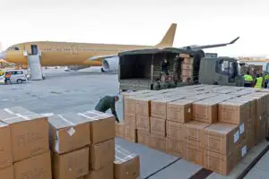 Airbus a adus un nou transport de măști pentru a sprijini eforturile Europei de combatere a COVID-19