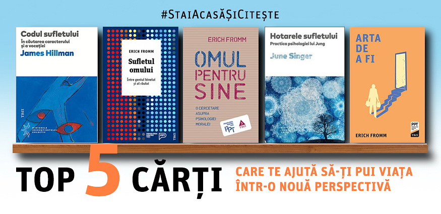 Editura Trei lansează campania #TotulVaFiBine: Stai acasă și citește cele mai bune 5 cărți!