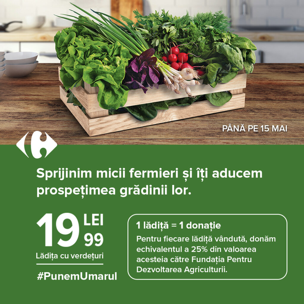 Cum poți cumpăra legume proaspete de pe internet. Carrefour susține producătorii români