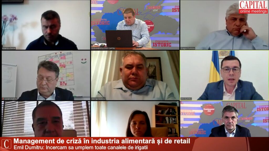 Video! Management de criză în industria alimentară și retail! Ce soluții propun invitații videoconferinței Capital