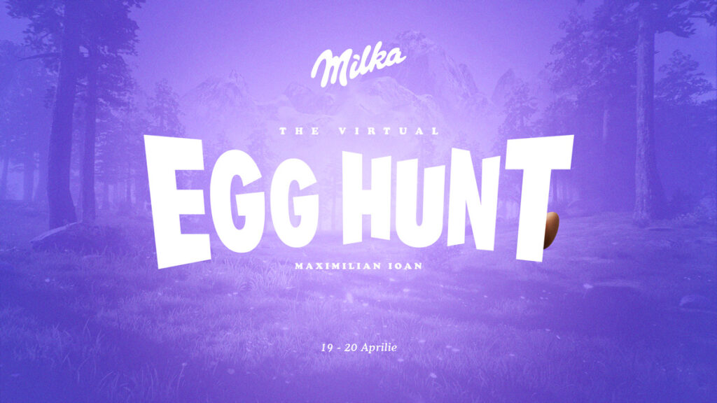 MILKA aduce vânătoarea de ouă de Paște în online (P)