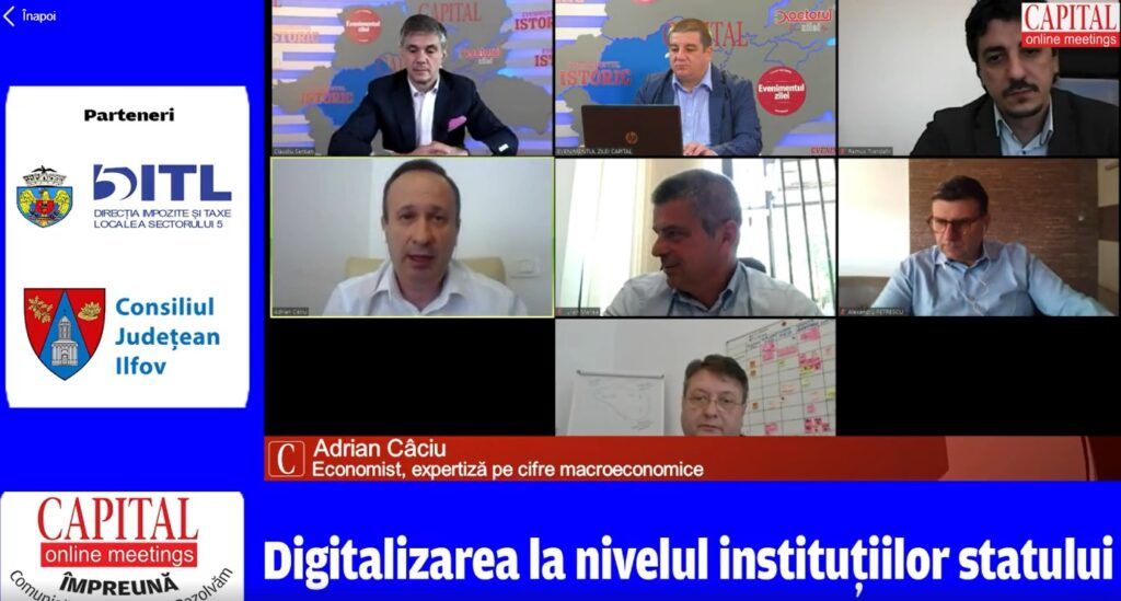 Video! Digitalizarea instituțiilor statului! Specialiștii din videoconferința Capital propun soluții autorităților