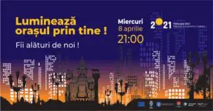 „Luminează orașul prin tine”, acţiune de solidaritate cu medicii care luptă cu COVID-19