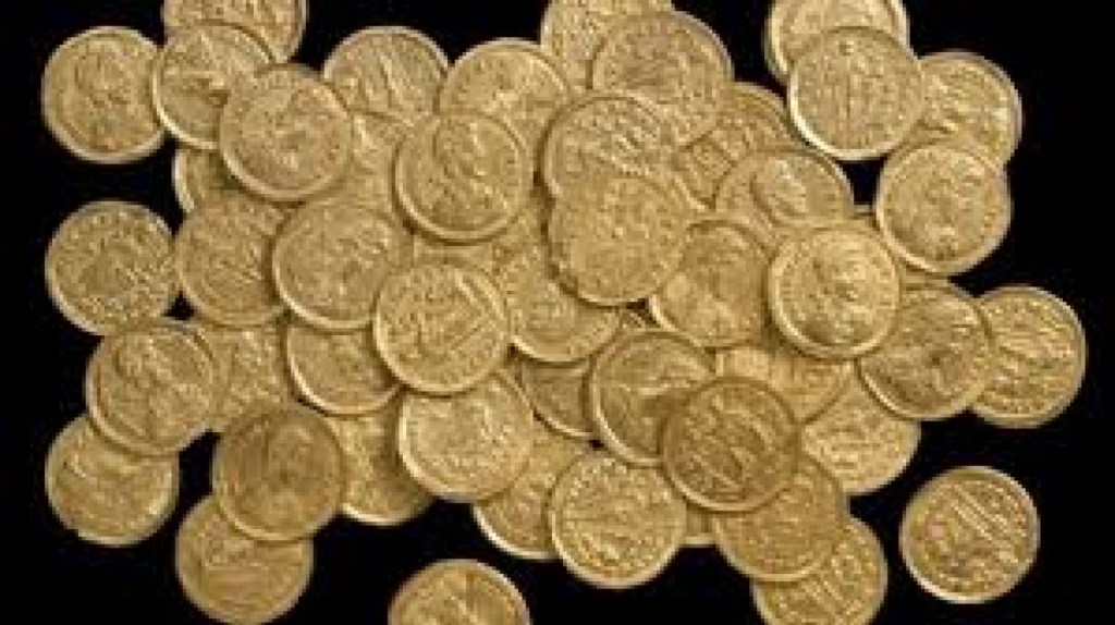 Moneda prin care Mircea cel Bătrân arăta că era fiul unei domnițe a Bizanțului