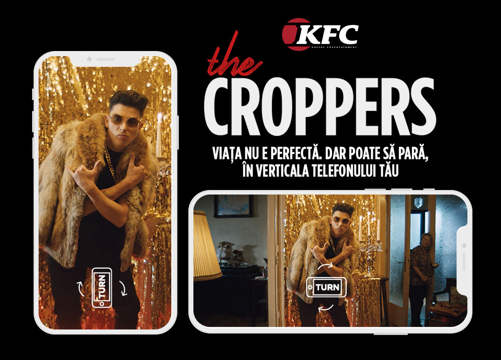 KFC lansează The CROPPERS, un serial gândit pentru verticala smartphone-ului. Unde poate fi vizionat
