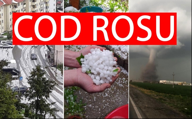 Alertă Cod Roșu de inundații în România! Cum va fi vremea în weekend conform meteorologilor! Prognoza meteo ANM
