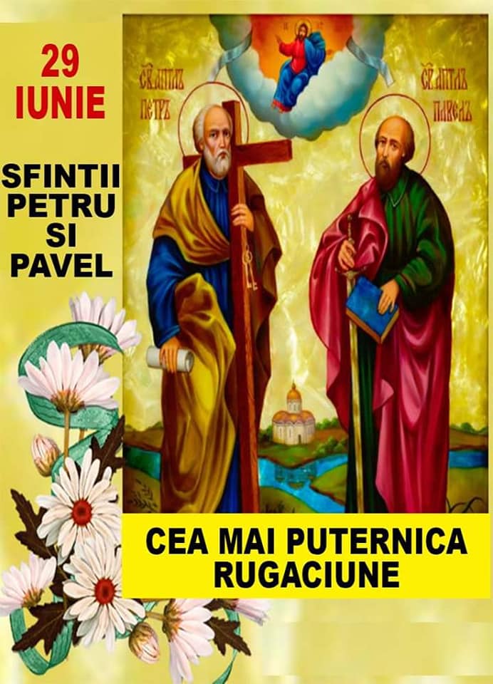 Sfinții Petru și Pavel 2020. Cea mai puternică rugăciune! Trebuie spusă astăzi, 29 iunie, dis-de-dimineață