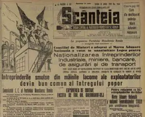 Comuniștii români se laudă cu furtul a 8.894 de societăți comerciale și bănci. 13 iunie 1948 -13 iunie 1990