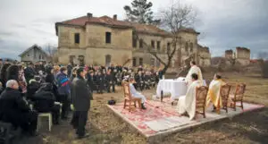 Centrul economic și industrial construit pe la 1900 de un Arsenie Boca maghiar