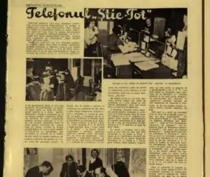 S.V.P. – telefonul pe care doar trebuia să-l rogi ca să-ți dea orice informație doreai