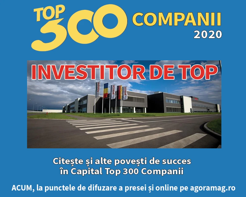 Bosch România, creștere consistentă a afacerilor. Declarații exclusive pentru ”Top 300 Companii din România”