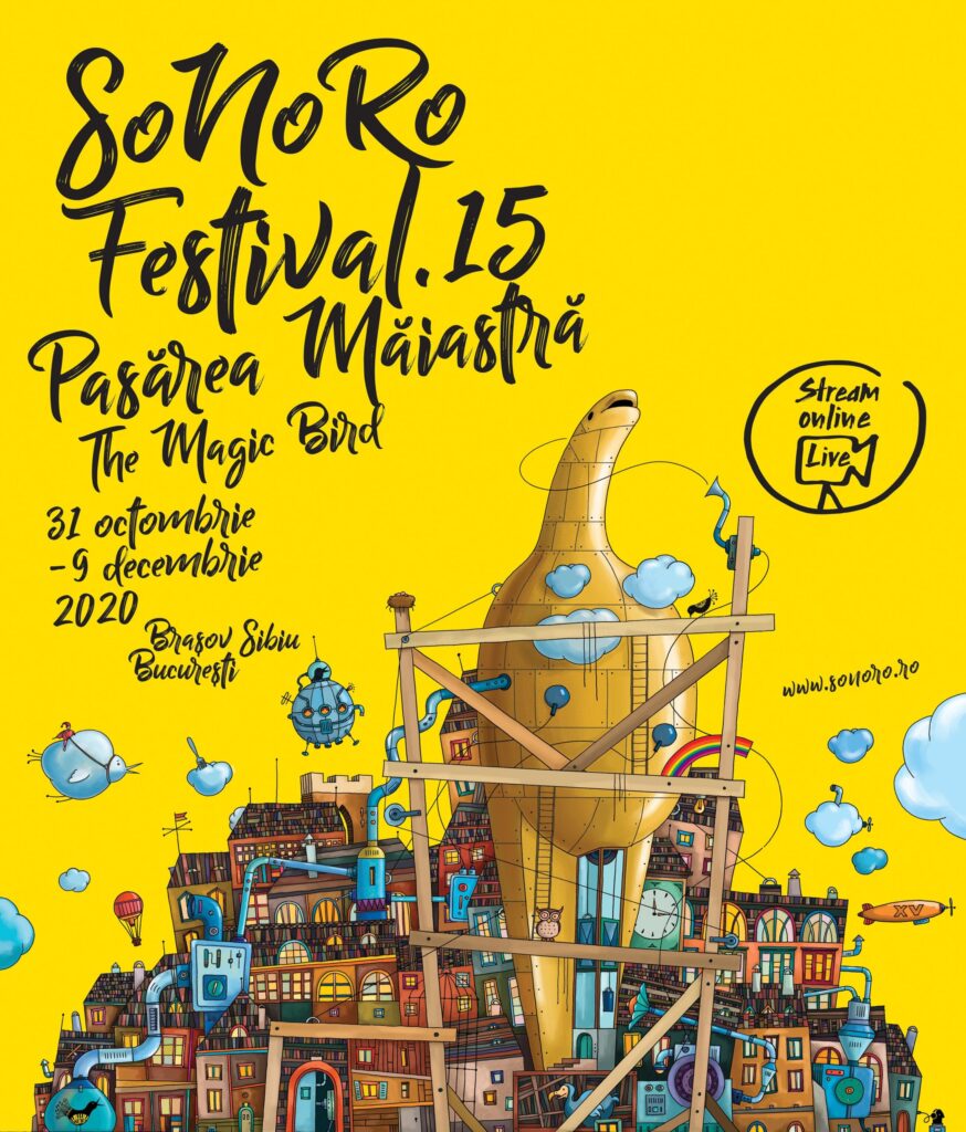 Festivalul SoNoRo XV „Pasărea Măiastră”, o ediție inspirată de Constantin Brâncuși: 31 octombrie – 9 decembrie 2020, la Brașov, Sibiu, București și online