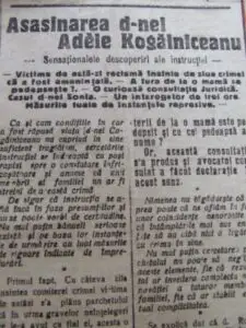 Prințesa Adela Kogălniceanu plătește cu viața pentru dragostea exagerată față de bijuterii