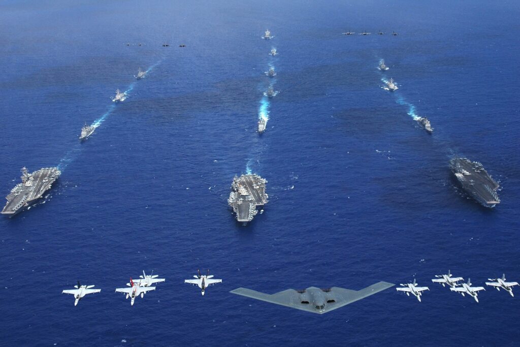 America a pus piciorul în prag:  Navele de luptă, îndreptate spre China