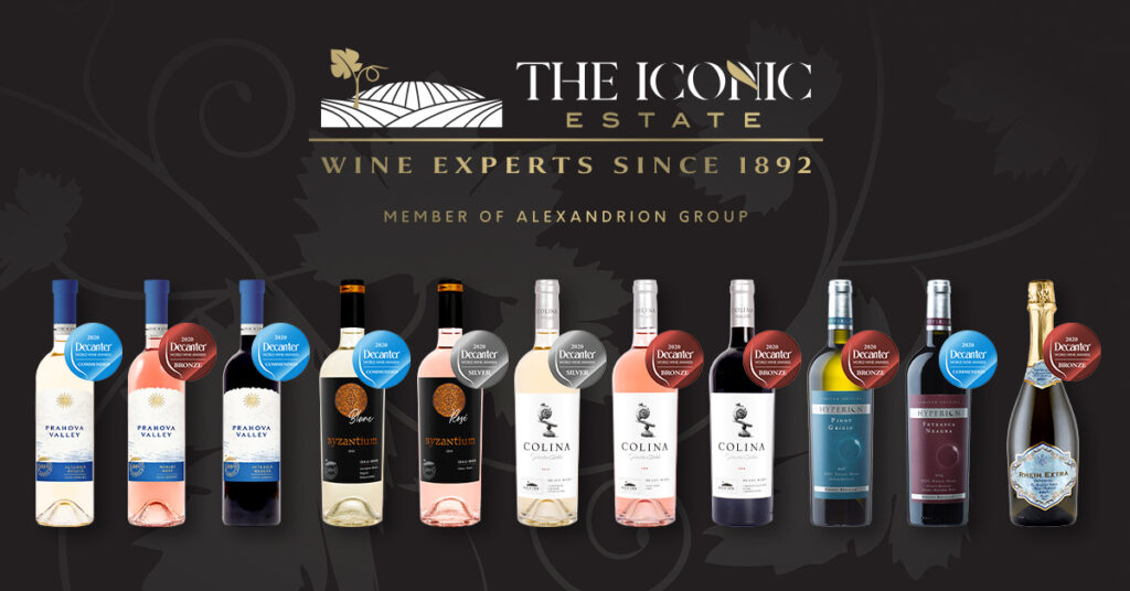 Vinurile The Iconic Estate, din portofoliul Alexandrion Group, au cucerit medalii la cea mai mare şi influentă competiţie dedicată vinurilor- Decanter World Wine Awards 2020 (P)