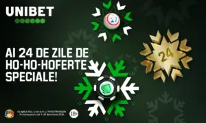 Magia Crăciunului la Unibet se prelungește și după 25 decembrie