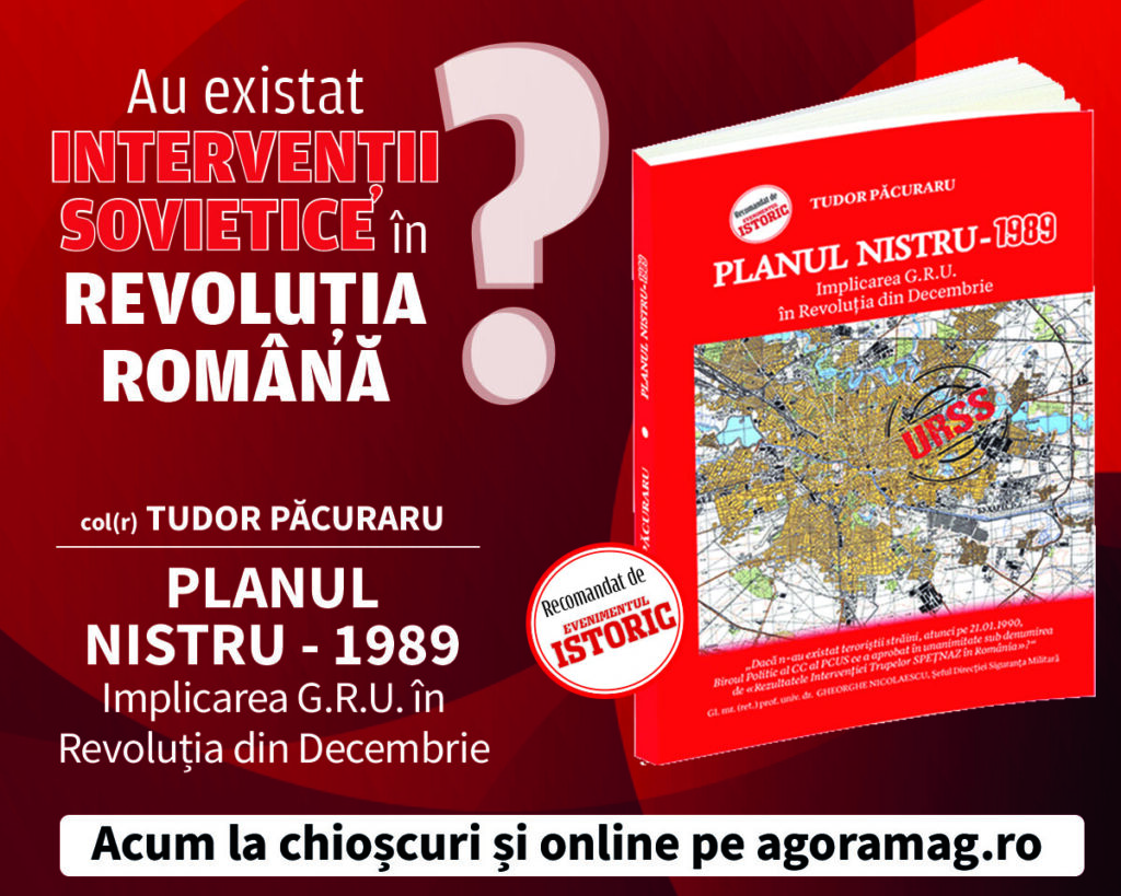 Au existat intervenții străine în Revoluția Română din 1989? Descoperă adevărul dintr-o carte eveniment, recomandată de revista ”Evenimentul Istoric”!