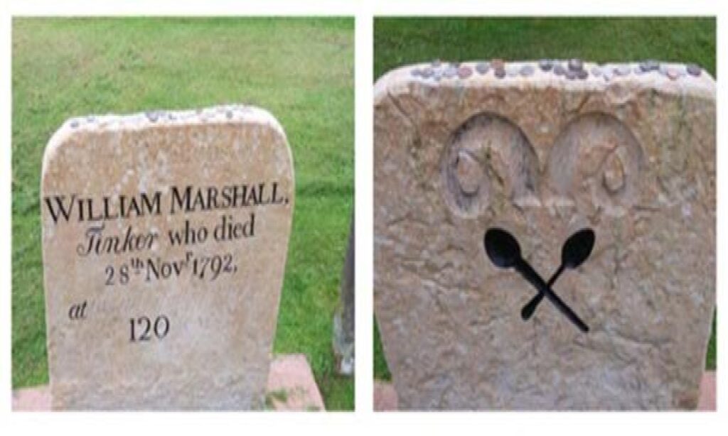 Semnificația lingurilor încrucișate de pe mormântul regelui romilor Billy Marshall