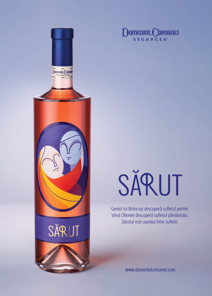 Domeniul Coroanei Segarcea lansează vinul SĂRUT, un omagiu adus lui Brâncuși
