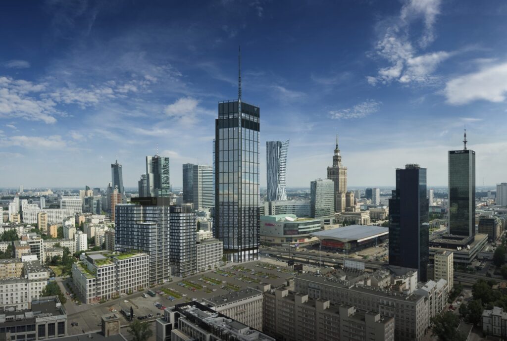 Un zgârie-nori din Polonia a devenit cea mai înaltă clădire din Uniunea Europeană