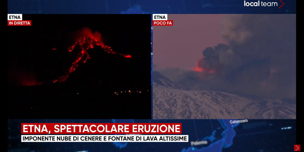 Alertă în Italia! Erupție masivă a vulcanului Etna din Sicilia. Cea mai mare din ultimii ani VIDEO